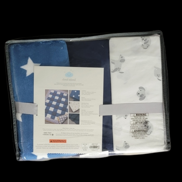 Baby Boys' Nursery Crib Set 4pc - Cloud Island™ - Picture 9 of 9
